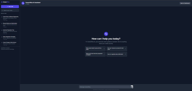 CareerWise – screenshot 2