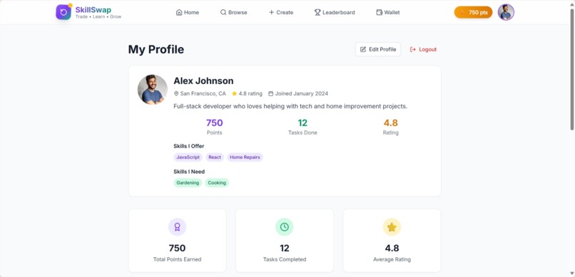 SkillSwap – screenshot 12