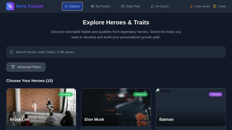 Hero Fusion – screenshot 1