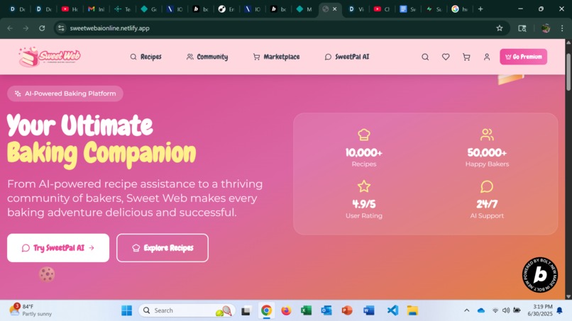 Sweet Web – screenshot 1