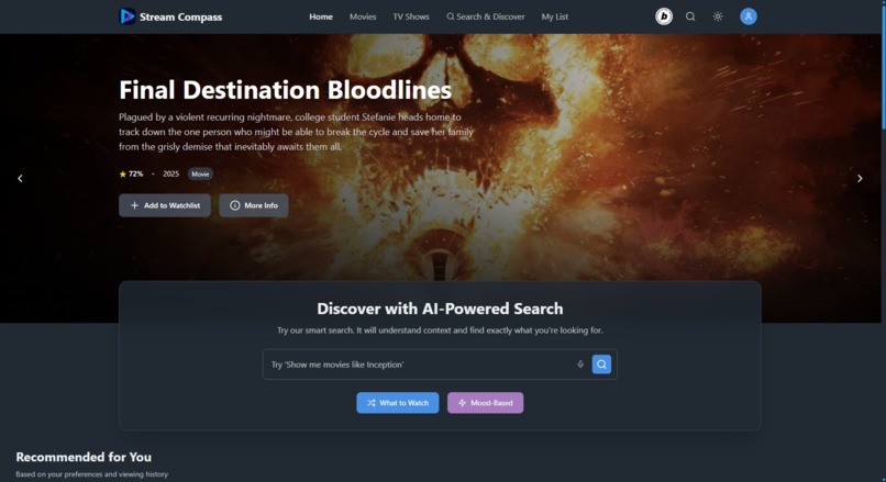 StreamCompass – screenshot 1