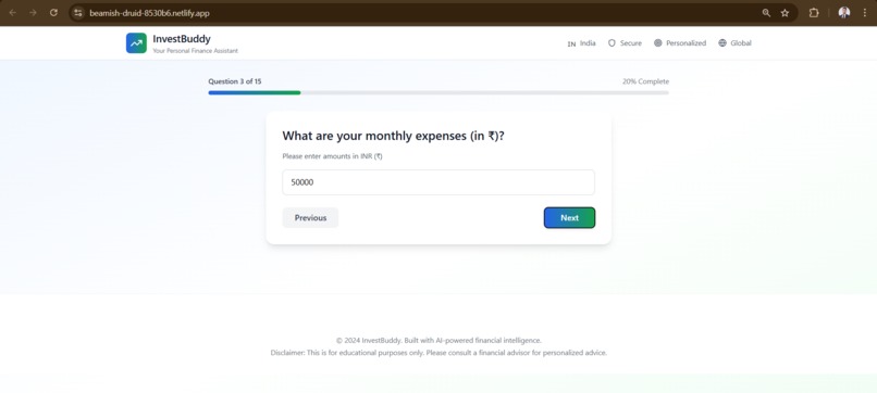 Global InvestBuddy – screenshot 3