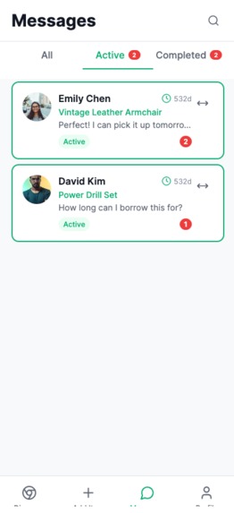 AI-Powered Local Community Exchange & Donation App – screenshot 4
