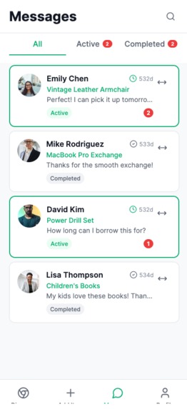 AI-Powered Local Community Exchange & Donation App – screenshot 9