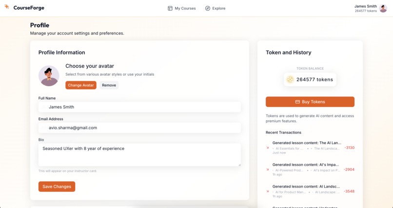 CourseForge – screenshot 6