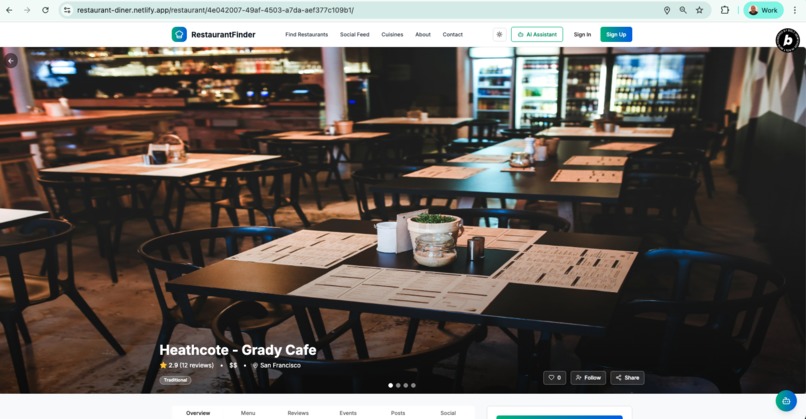 The Restaurant Finder – screenshot 4