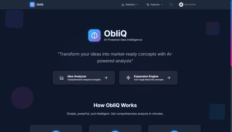 ObliQ – screenshot 1
