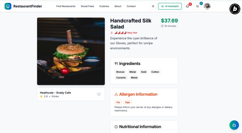 The Restaurant Finder – screenshot 9