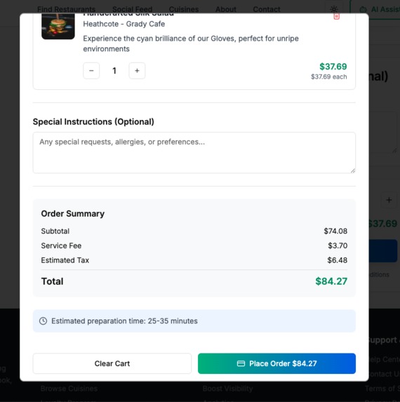 The Restaurant Finder – screenshot 10