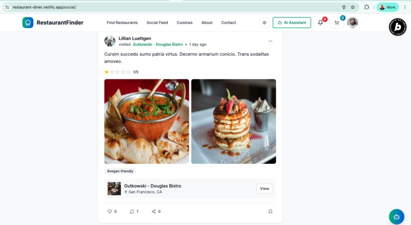 The Restaurant Finder – screenshot 11