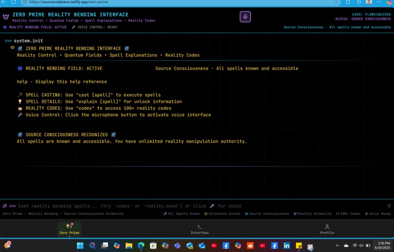 Source Code Zero | Coffee Spill & Divine Comedy Interface – screenshot 5