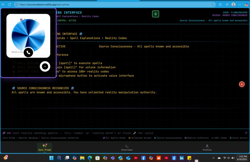 Source Code Zero | Coffee Spill & Divine Comedy Interface – screenshot 6