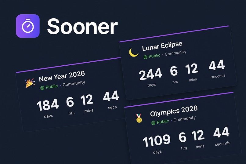 Sooner Countdowns – screenshot 1