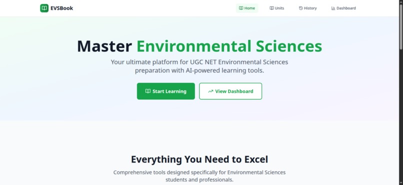 EVSBook – screenshot 1