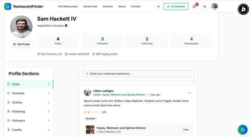 The Restaurant Finder – screenshot 16