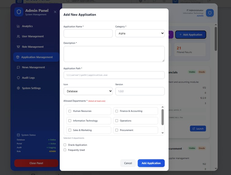 company portal – screenshot 9