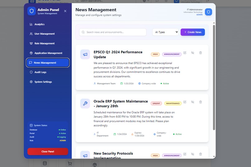 company portal – screenshot 7