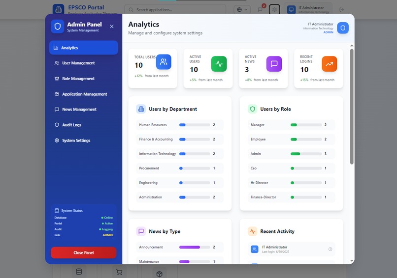 company portal – screenshot 10