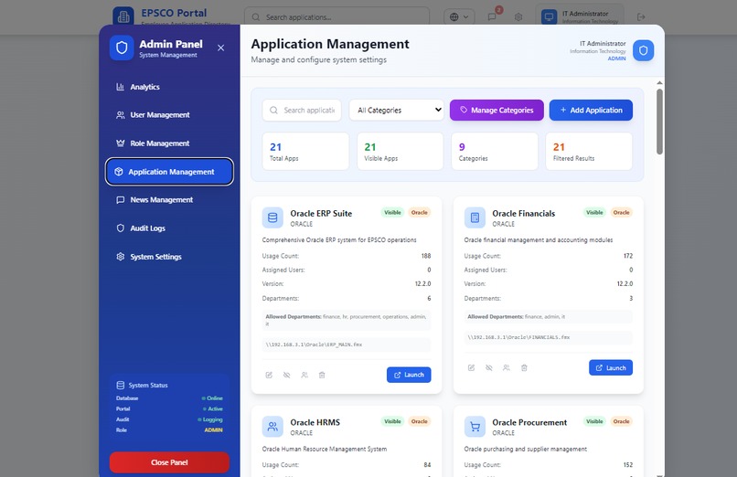 company portal – screenshot 12