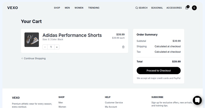 Vexo ~ E-Commercial platform – screenshot 6