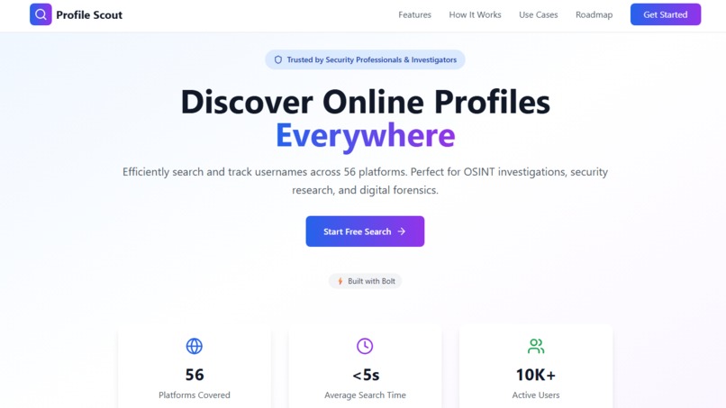 Profile Scout – screenshot 2
