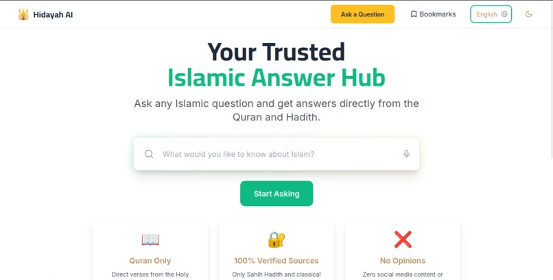Hidayah AI – screenshot 1
