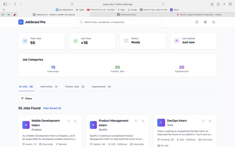 JobScout Pro – screenshot 1
