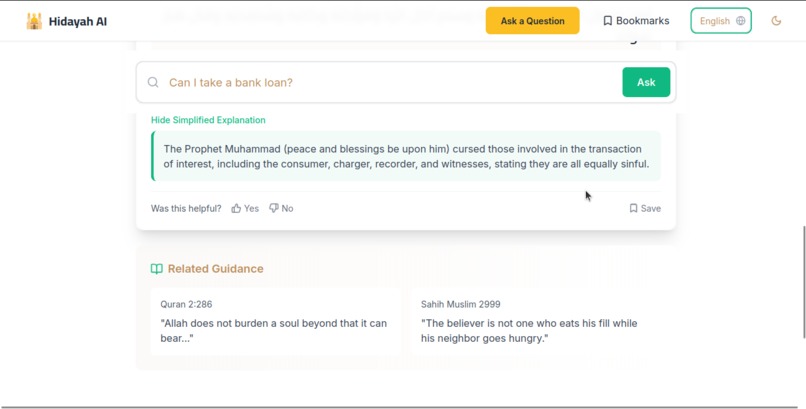 Hidayah AI – screenshot 3