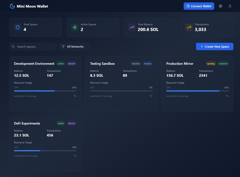 Mini Moon Wallet – screenshot 2