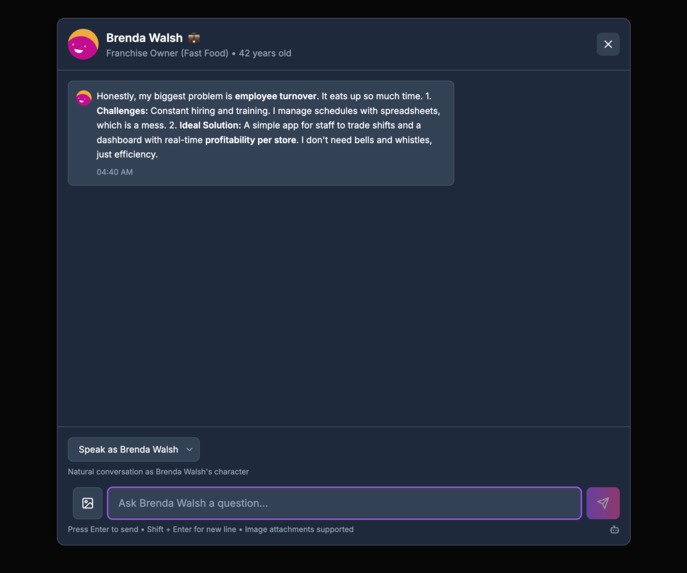 Persona100 – 60-Second AI Interviews – screenshot 7