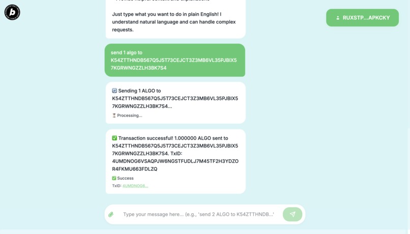 AlgoIntent – screenshot 2