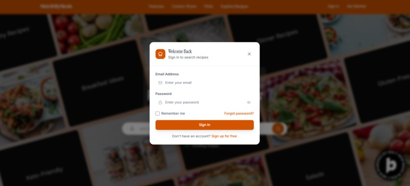 MatchMyMeals – screenshot 3