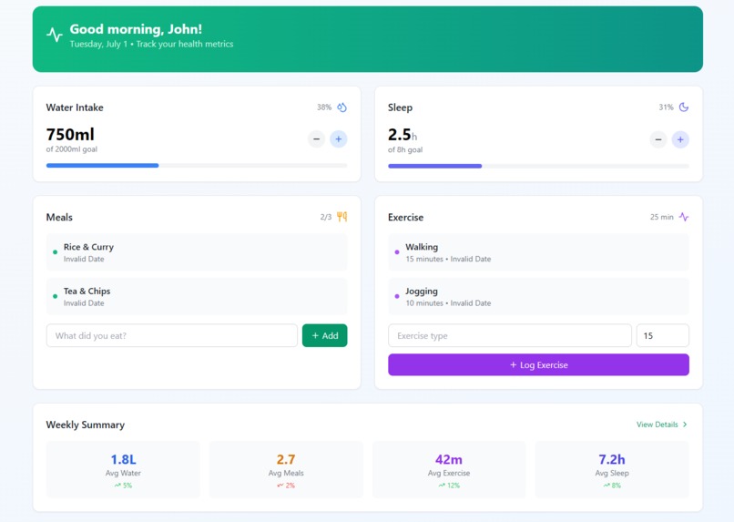 HealthAssistant – screenshot 2