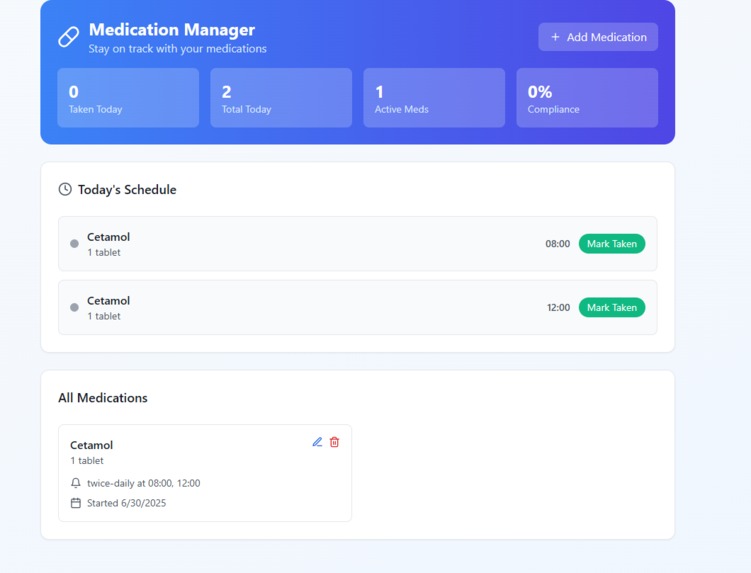 HealthAssistant – screenshot 3