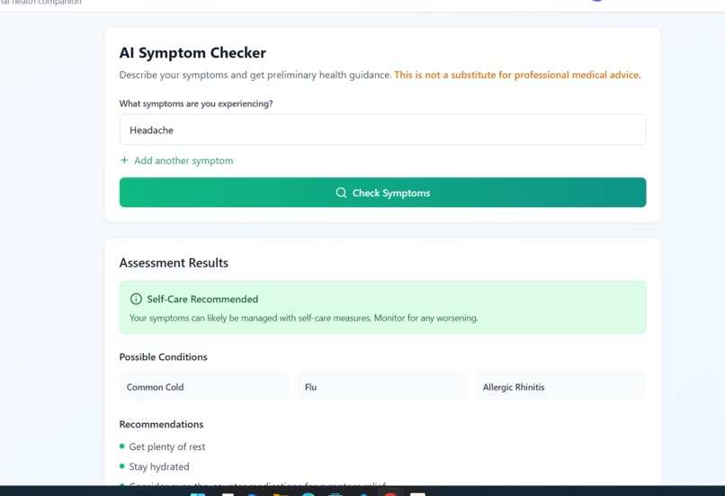 HealthAssistant – screenshot 4