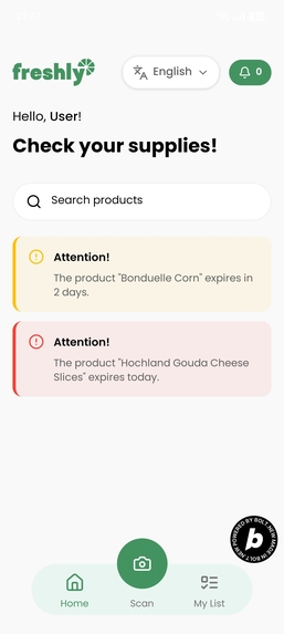 Freshly – screenshot 2