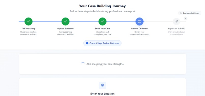 Auto Case - AI-Powered Case Report Builder – screenshot 1