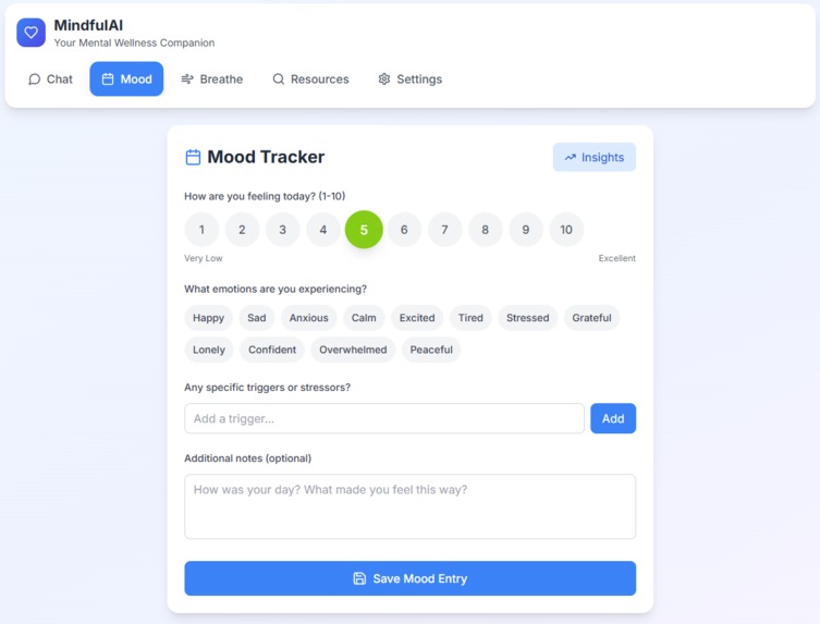 Mindful AI – screenshot 2