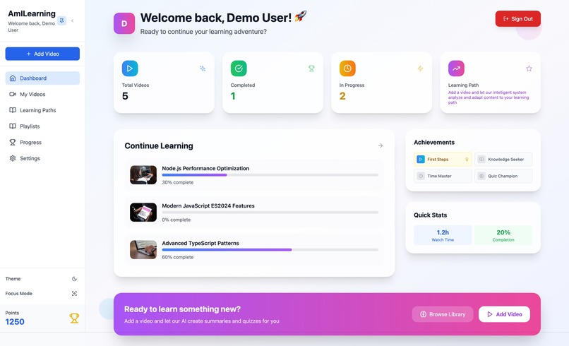 Am I Learning – screenshot 2