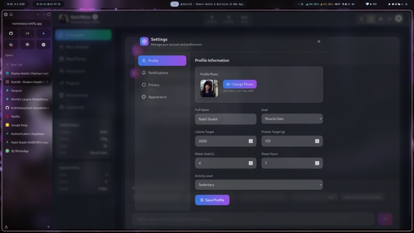 NutriWise – screenshot 3