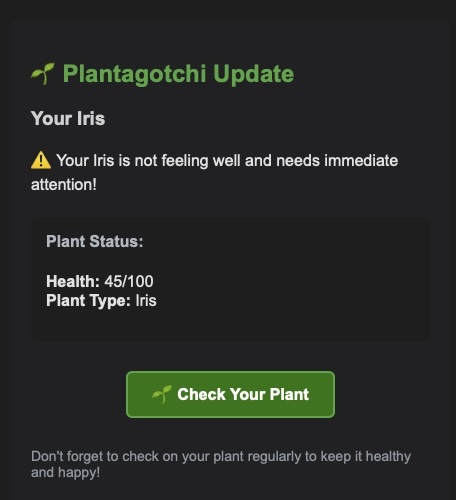 Plantagotchi – screenshot 3