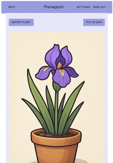 Plantagotchi – screenshot 1