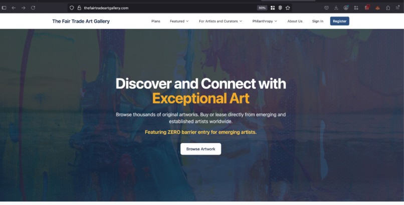 The Fair Trade Art Gallery – screenshot 1