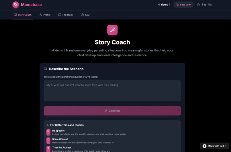 Mamabase - AI Parenting Companion – screenshot 4