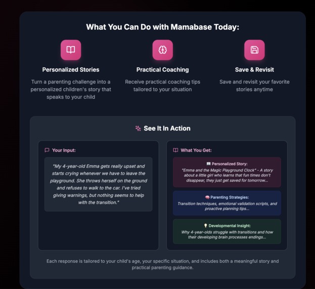 Mamabase - AI Parenting Companion – screenshot 2