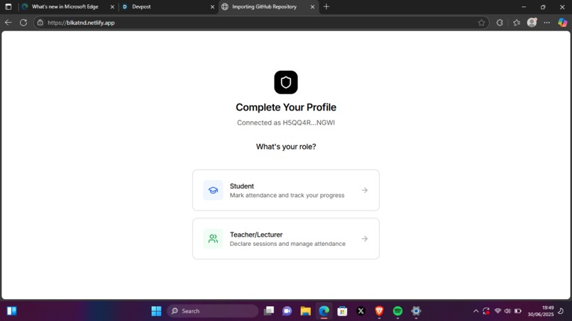 BlockAttend – screenshot 1