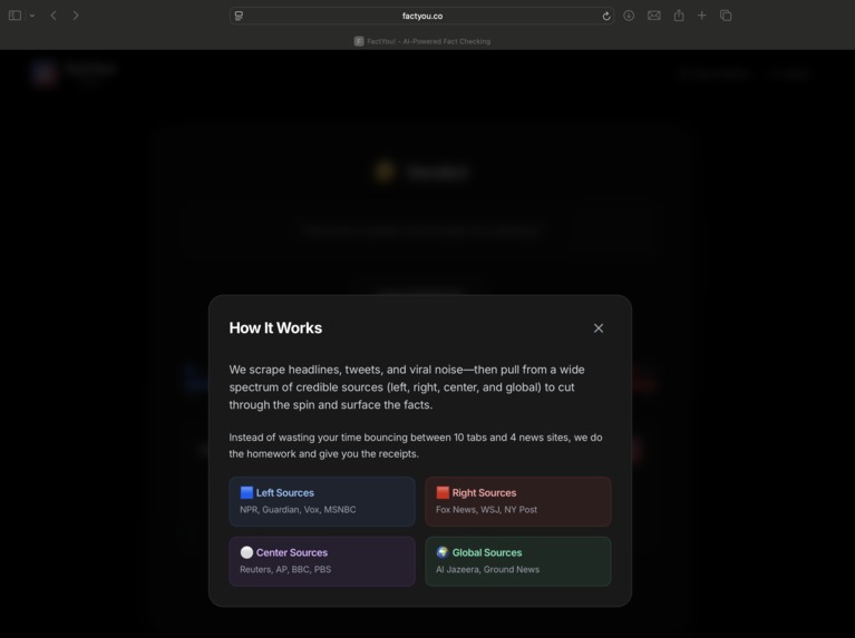 FactYou! – screenshot 1