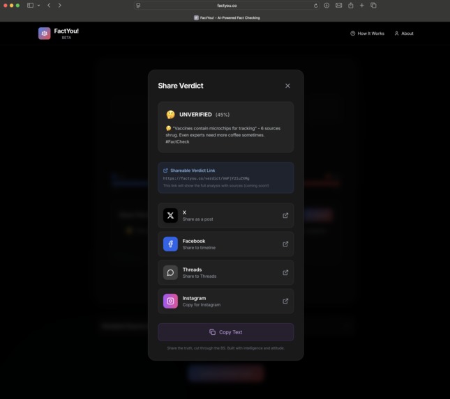 FactYou! – screenshot 2
