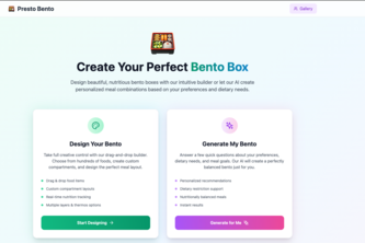 PrestoBento!