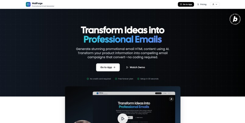 MailForge – screenshot 1